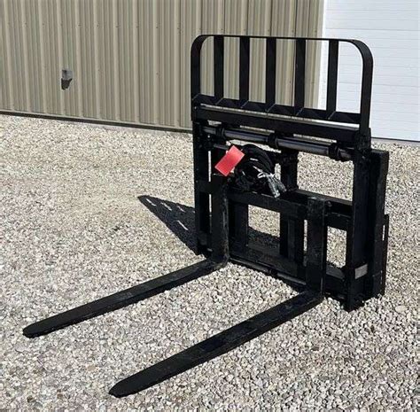 skid steer side shift plate|side shift pallet forks.